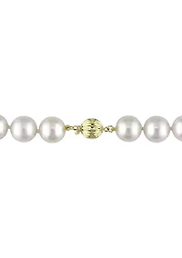 10-13MM South Sea Pearl Graduated 18" Strand Necklace with 14k Yellow Gold Clasp