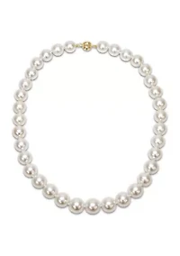 10-13MM South Sea Pearl Graduated 18" Strand Necklace with 14k Yellow Gold Clasp