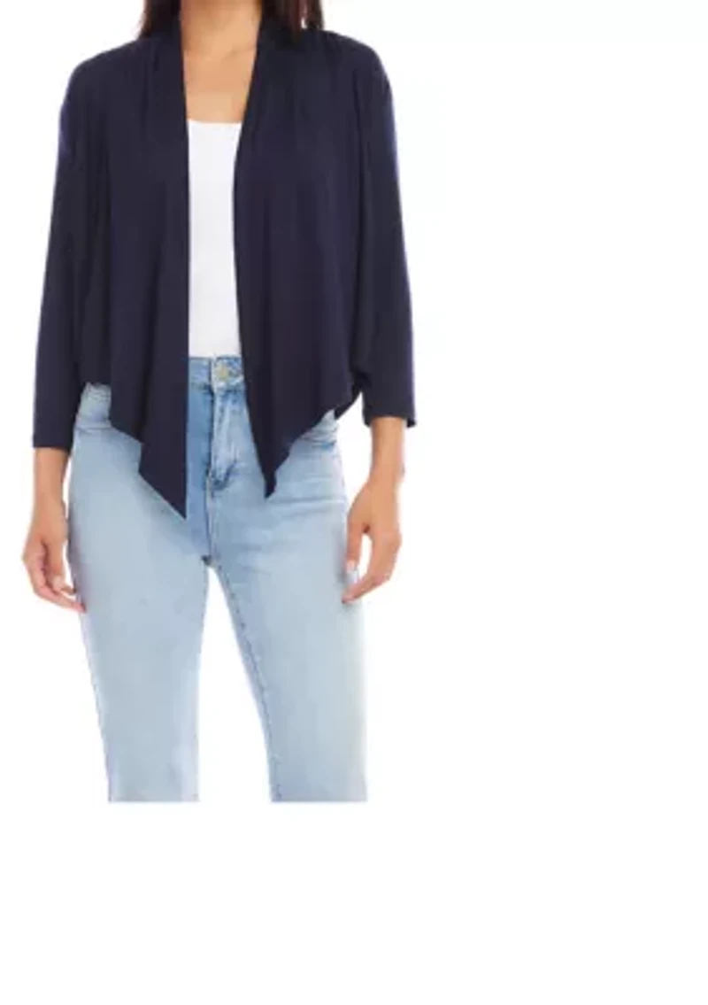 9-10MM South Sea Cultured Pearl Blue Topaz and Diamond Accent Drop Earrings in 14k Yellow Gold