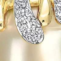 9-10MM South Sea Cultured Pearl and Diamond Accent Necklace in 14k Yellow Gold