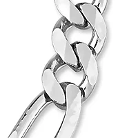 Sterling Silver 5.5mm Figaro Chain Anklet, 9"