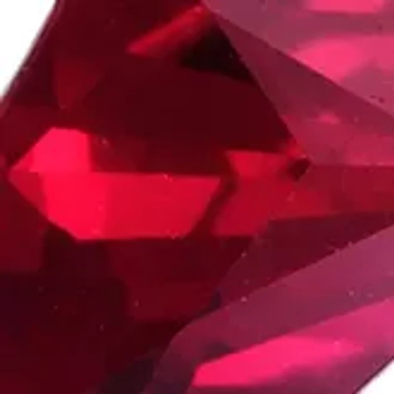 Lab Created Created Ruby Stud Earrings in Sterling Silver