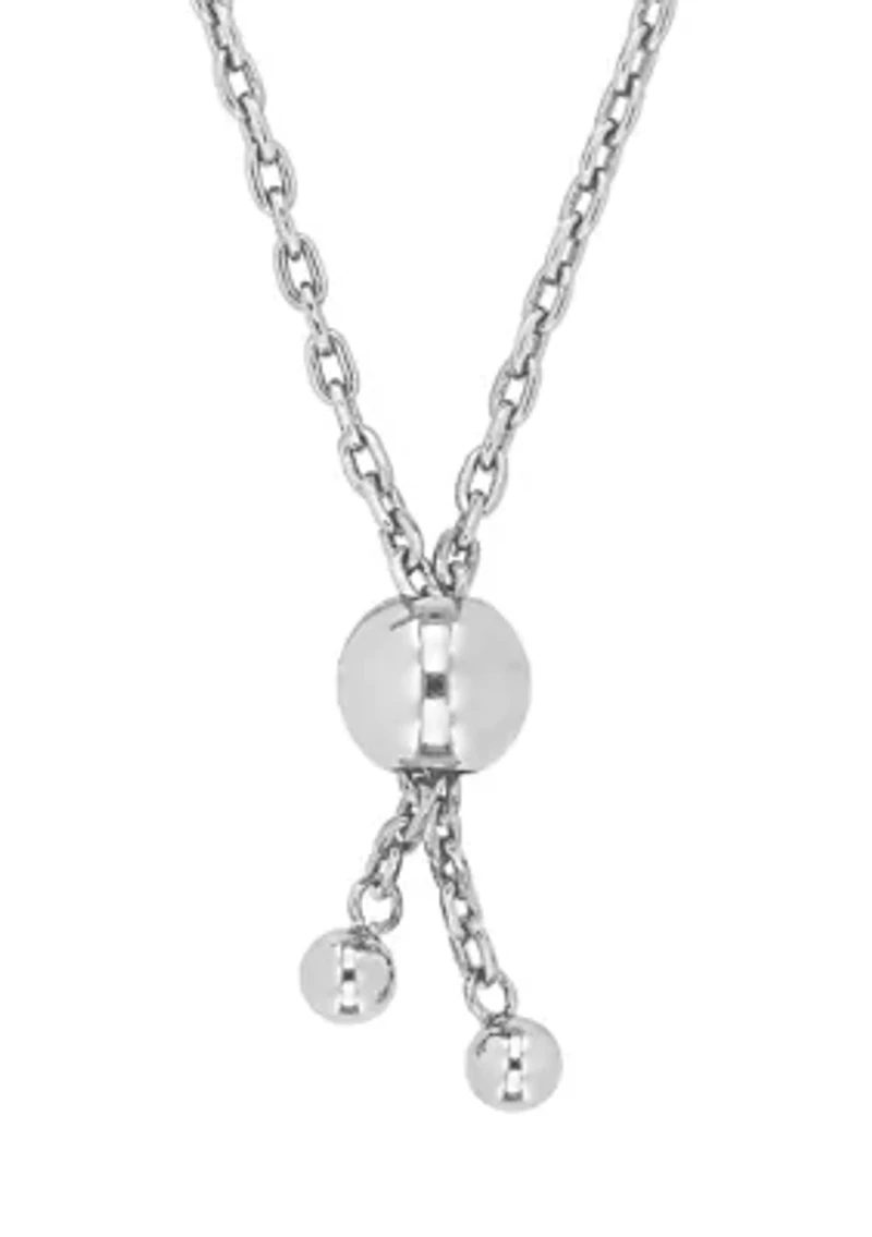 Lab Created 3/4 Ct DEW Created Moissanite Oval Halo Adjustable Bolo Bracelet in Sterling Silver