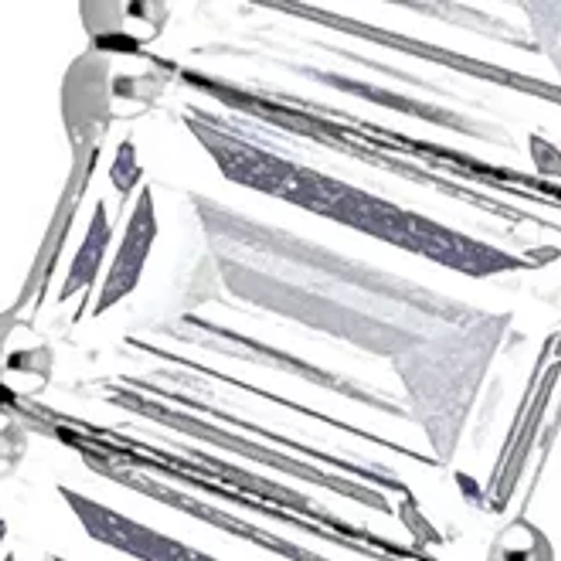 Lab Created 73.50 ct. t.g.w. Created White Sapphire Tennis Necklace in Sterling Silver