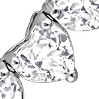 Lab Created 31.20 ct. t.g.w. Created White Sapphire  Tennis Necklace in Sterling Silver