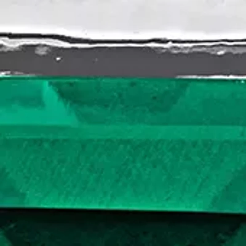 Lab Created 3.40 ct. t.g.w. Created Emerald Bezel Style Square Stud Earrings in Sterling Silver