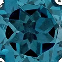4.32 ct. t.g.w. London Blue Topaz, Sky Blue Topaz and White Topaz Double Halo Stud Earrings in Sterling Silver