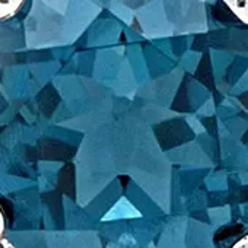 2.26 ct. t.g.w. London Blue Topaz and White Topaz Flower Pendant with Chain in Sterling Silver