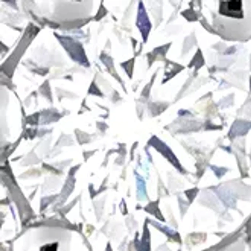 Lab Created 1/2 ct. t.g.w. Created Moissanite Floral Stud Earrings in Sterling Silver