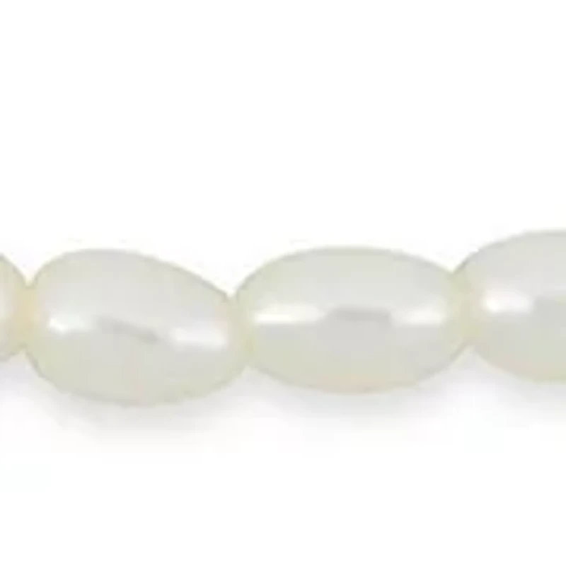 Set Of 3-4MM Freshwater Cultured Pearl Necklace, Bracelet & Earrings With 10K Yellow Gold Clasp