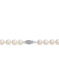7.5-8MM Freshwater Cultured Pearl Strand Necklace