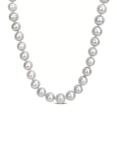 Gray Cultured Freshwater Pearl Strand Necklace
