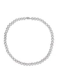 Gray Cultured Freshwater Pearl Strand Necklace