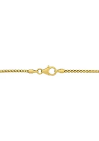 6-7mm Cultured Freshwater Pearl Tassel Necklace in 18k Yellow Gold Plated Sterling Silver