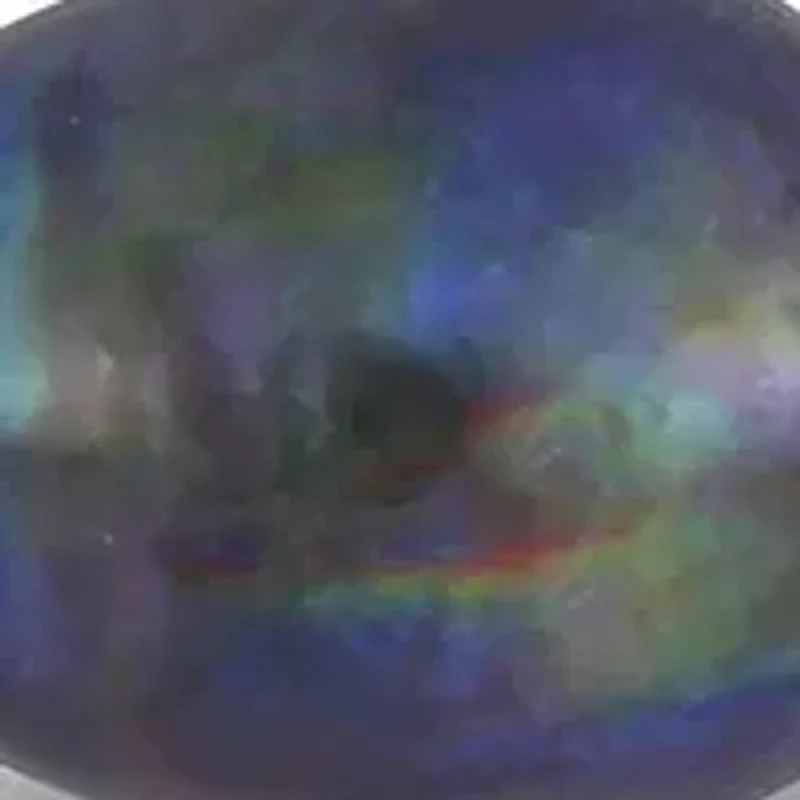 11-12mm Black Cultured Freshwater Baroque Pearl Paperclip Necklace in Sterling Silver