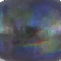 11-12mm Black Cultured Freshwater Baroque Pearl Paperclip Necklace in Sterling Silver