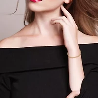 4mm Curb Link Chain Bracelet in 14k Yellow Gold, 7.5 in