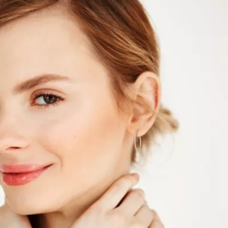 Twisted Hoop Earrings in 10k 3-Tone Gold