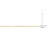 Bead Chain Necklace in 18k Yellow Gold Plated Sterling Silver, 20"