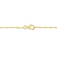 Bead Chain Necklace in 18k Yellow Gold Plated Sterling Silver, 20"