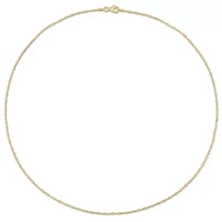 Bead Chain Necklace in 18k Yellow Gold Plated Sterling Silver, 20"