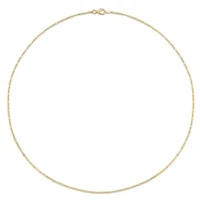 Double Curb Link Chain Necklace in 18k Yellow Gold Plated Sterling Silver, 20"