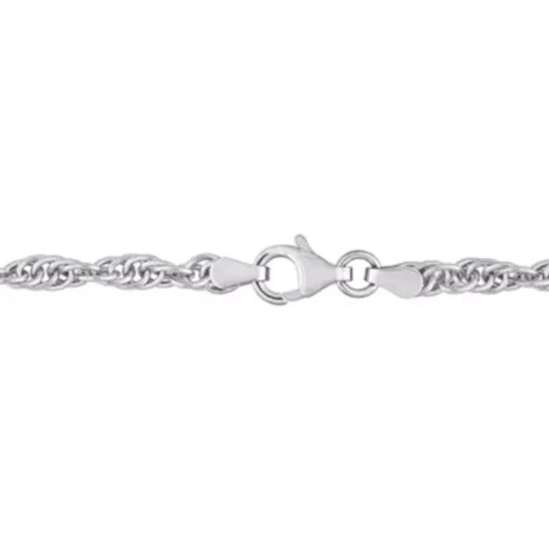 2.2MM Singapore Chain Bracelet in Sterling Silver, 7.5"