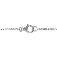 1 CT TW Black Diamond Bead Necklace in Sterling Silver