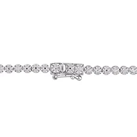 1 CT TW Diamond Necklace in Sterling Silver