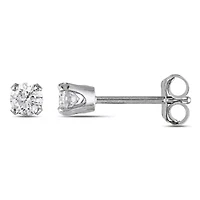 1/4 ct. t.w. Diamond Stud Earrings in 10K White Gold