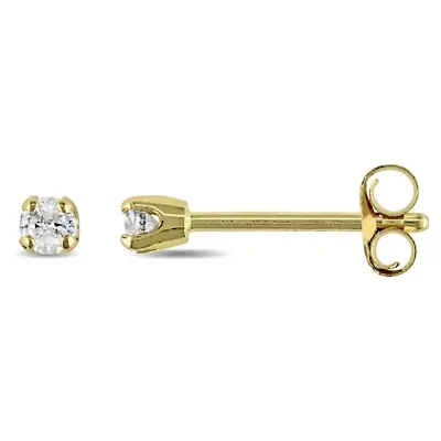 1/10 ct. t.w. Diamond Stud Earrings in 14K Yellow Gold