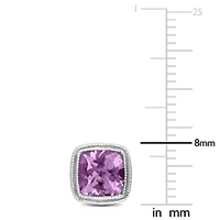 1.7 ct. t.g.w. Amethyst Stud Earrings in Sterling Silver