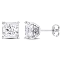 Lab Created 6 ct. t.g.w. Created Moissanite Stud Earrings in Sterling Silver