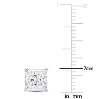 Lab Created 6 ct. t.g.w. Created Moissanite Stud Earrings in Sterling Silver