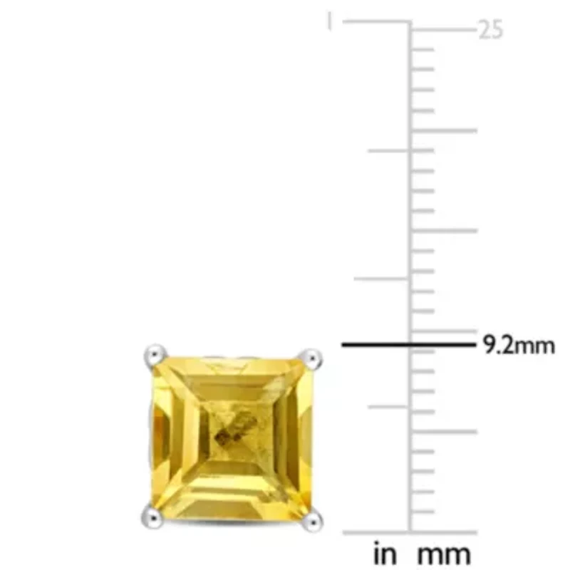 4.8 CT TGW Citrine Earrings Silver
