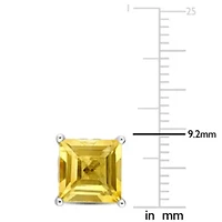 4.8 CT TGW Citrine Earrings Silver