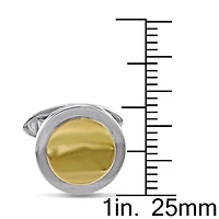Cufflink Pin in 10K Two-Tone Gold