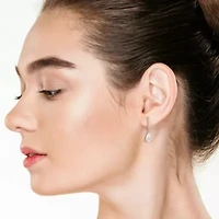 2.11 ct. t.w. Diamond Huggie Charm Earrings in 14K White Gold