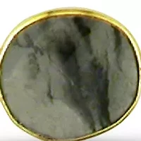 Rutilated Quartz Station Necklace in Yellow Plated Sterling Silver