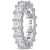 5.54 ct. t.w. Diamond Eternity Ring in Platinum