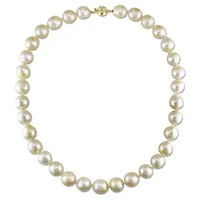 Golden South Sea Pearl Necklace in 14K Yellow Gold
