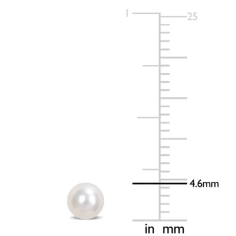 Freshwater Cultured Pearl Earrings in 14K Yellow Gold