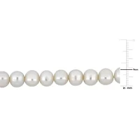 Freshwater Cultured Pearl Necklace with Sterling Silver Clasp