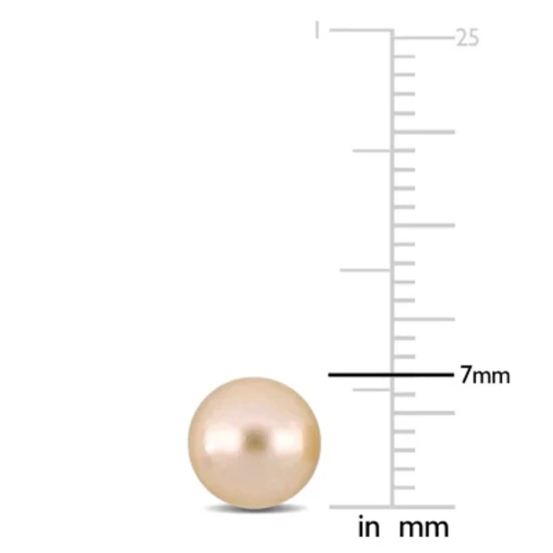 10 Pairs Set of Multi-Color Freshwater Cultured Pearl Stud Earrings in Sterling Silver