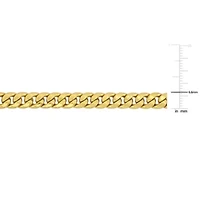 6.6MM Curb Chain Bracelet in 10K Yellow Gold