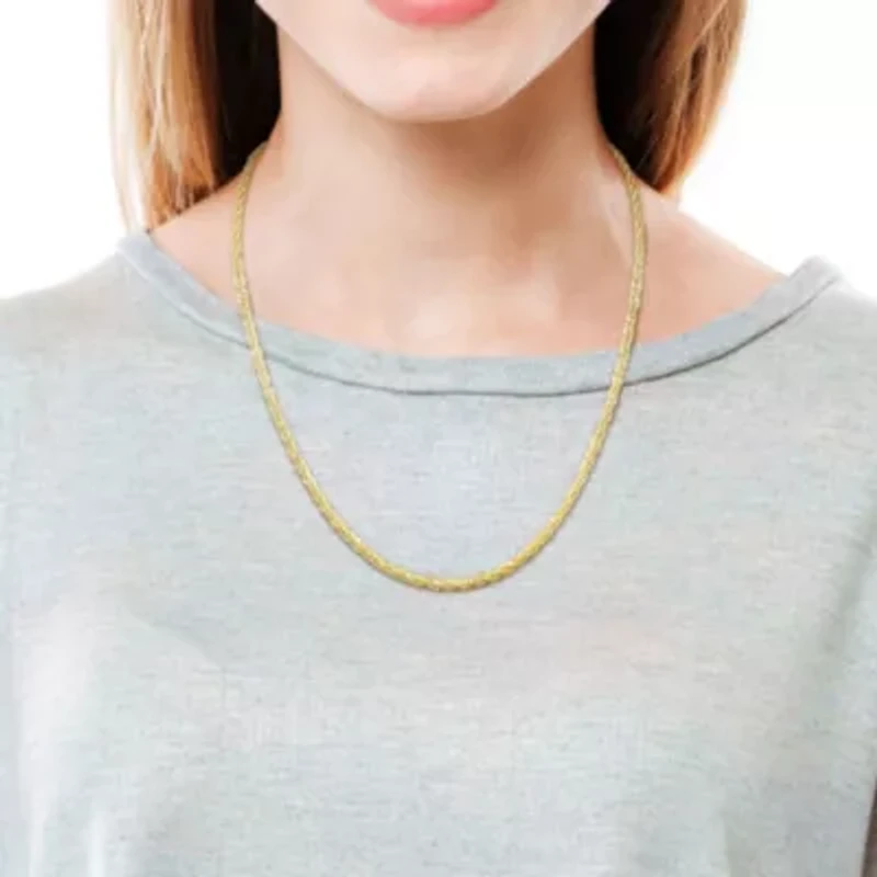 3MM Infinity Rope Chain Necklace in 14K Yellow Gold