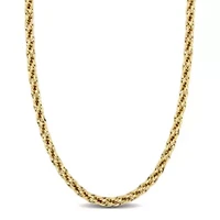 5MM Infinity Rope Chain Necklace in 14K Yellow Gold