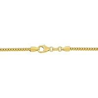 1.85MM Franco Link Bracelet in 10K Yellow Gold