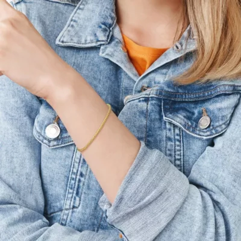 1.85MM Franco Link Bracelet in 10K Yellow Gold