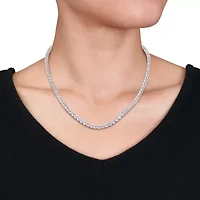 Lab Created 2-Pc Set of Created White Sapphire Tennis Bracelet and Necklace in Sterling Silver